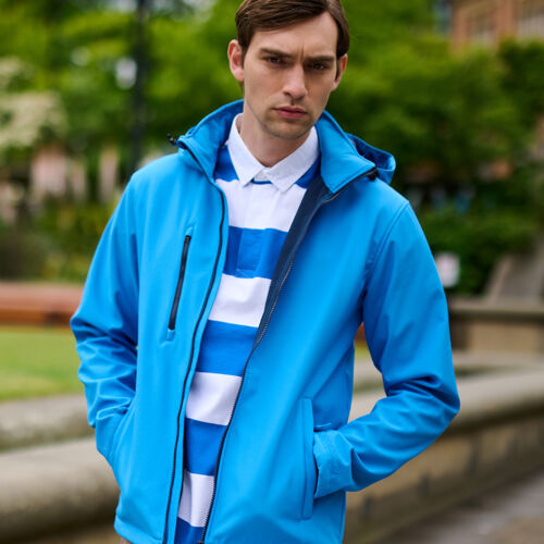 Regatta Venturer Three Layer Hooded Soft Shell Jacket Thumbnail