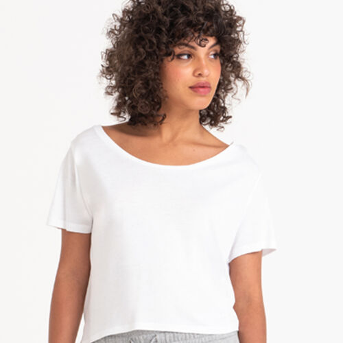 Ecologie Ladies Daintree EcoViscose Cropped T-Shirt Thumbnail