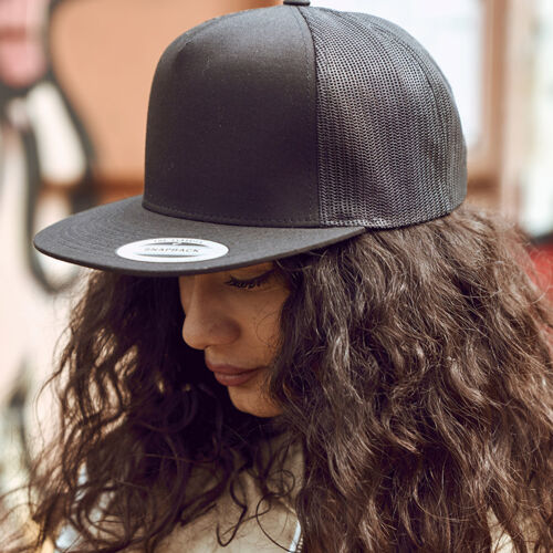 Flexfit 5 Panel Retro Trucker Cap Thumbnail