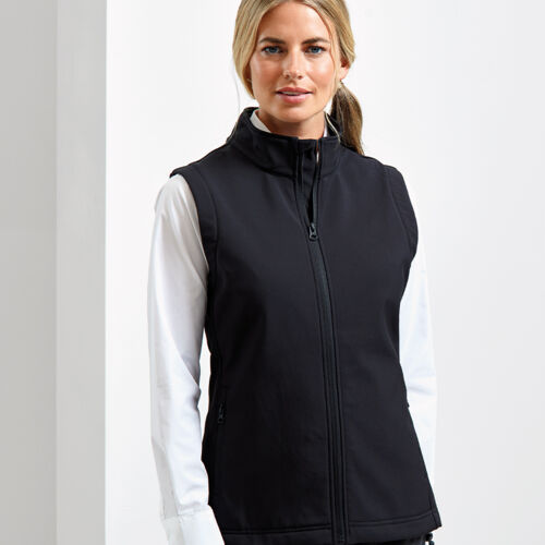 Premier Ladies Windchecker® Recycled Printable Soft Shell Gilet Thumbnail