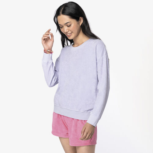 Native Spirit Ladies Terry Towel Sweatshirt Thumbnail