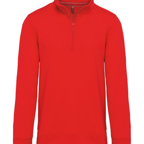 Kariban Zip Neck Sweatshirt Thumbnail