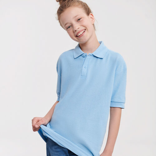 Russell Schoolgear Kids Poly/Cotton Piqué Polo Shirt Thumbnail