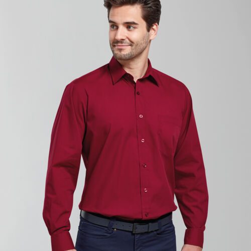 Premier Long Sleeve Poplin Shirt Thumbnail