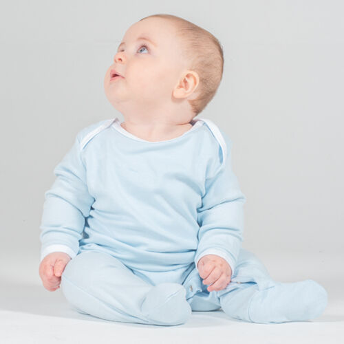 Larkwood Contrast Baby Sleepsuit Thumbnail