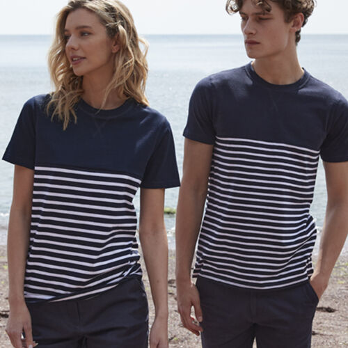 Front Row Unisex Breton Striped T-Shirt Thumbnail