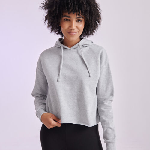 SF Clothing Ladies Cropped Slounge Hoodie Thumbnail